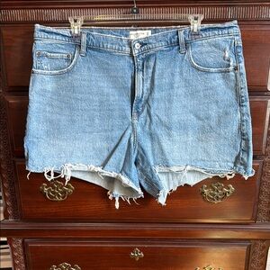 Abercrombie & Fitch Denim Blue Women's Shorts